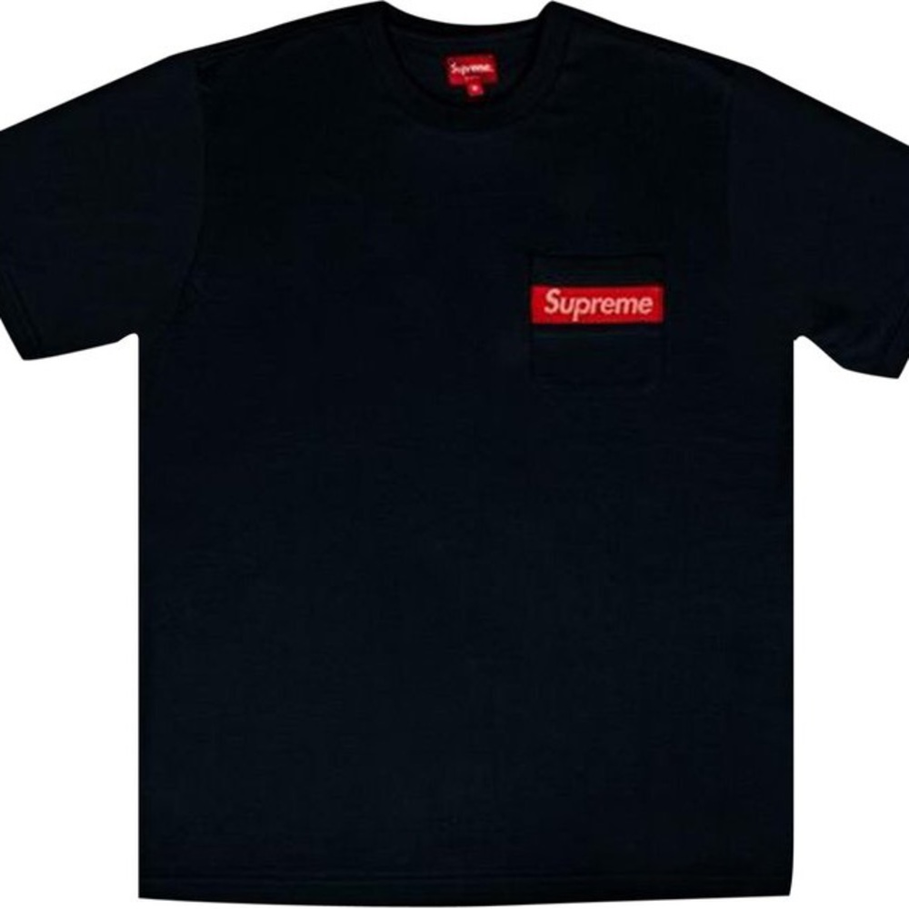 Supreme Mesh Stripe Pocket Tee large NWT